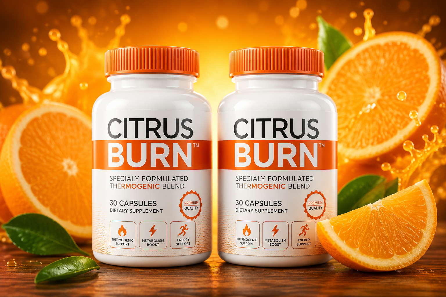 Fresh cut citrus fruits representing a metabolic boost